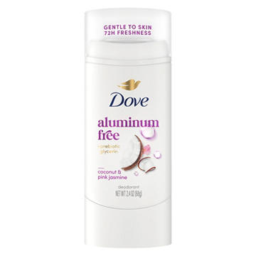 Dove Women Aluminum Free Deodorant Solid - Coconut & Pink Jasmine