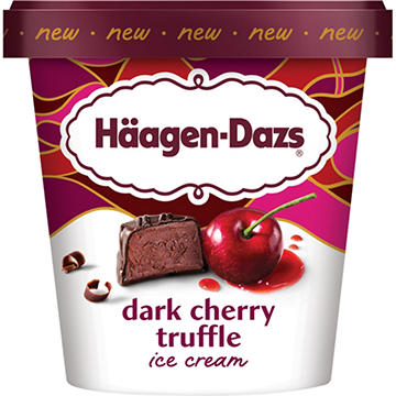 Häagen-Dazs Dark Cherry Truffle Ice Cream