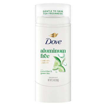 Dove Women Aluminum Free Deodorant Solid - Cucumber & Green Tea