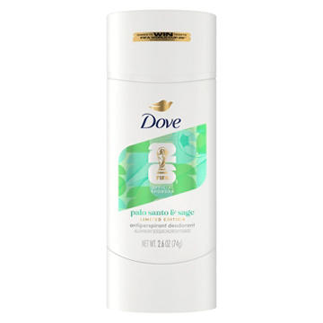 Dove Women Limited Edition Fifa Antiperspirant Deodorant Solid - Palo Santo & Sage FIFA