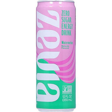 Zevia Zero Sugar Watermelon Energy Drink