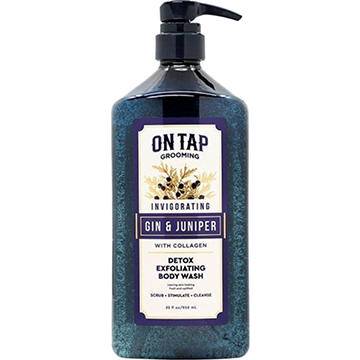 On Tap Grooming Invigorating Detox Exfoliating Body Wash - Gin & Juniper