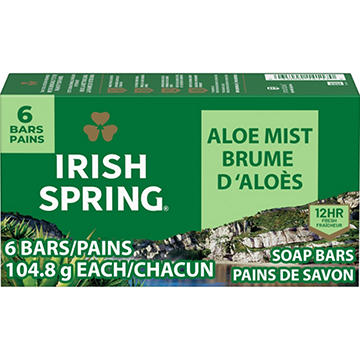 Irish Spring 12 Hr Fresh Bar Soap - Aloe Mist
