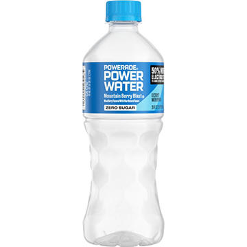 Powerade Zero Sugar Power Water Mountain Berry Blast Electrolyte Beverage