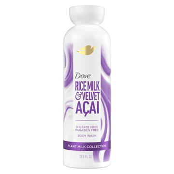 Dove Plant Milk Body Wash - Rice Milk & Velvet Acai