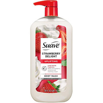 Suave Uplifting Body Wash - Strawberry Delight