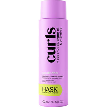 Hask Curl Care Conditioner - Coconut Oil, Argan Oil & Vitamin E