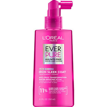 L'Oréal Paris Ever Pure Sulfate Free Color Care Iron Sleek Coat Smoothing Treatment