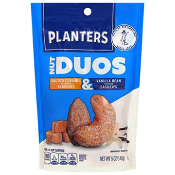 Planters Nut Duos - Salted Caramel Almonds & Vanilla Bean Cashews