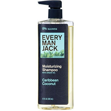 Every Man Jack Men's Moisturizing Shampoo with Argan Oil - Caribbean Coconut