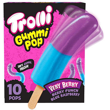 Trolli Gummi Ice Pops - Very Berry