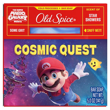 Old Spice Limited Edition Super Mario Bar Soap - Cosmic Quest