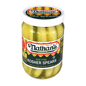 Nathan's Kosher New York Pickle Spears