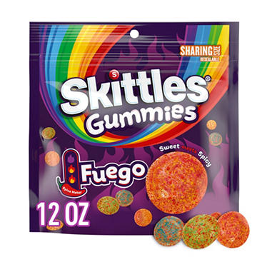 Skittles Gummies Fuego Sweet & Spicy Gummy Candy - Sharing Size