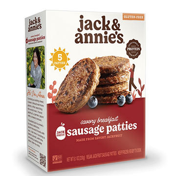 Jack & Annie's Vegan Jackfruit Breakfast Sausage Patties