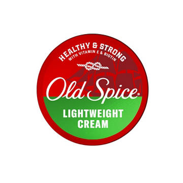 Old Spice Lightweight Cream for Men, Healthy & Strong with Vitamin E & Biotin Low-Medium Hold, Matte Finish, 2.22 oz