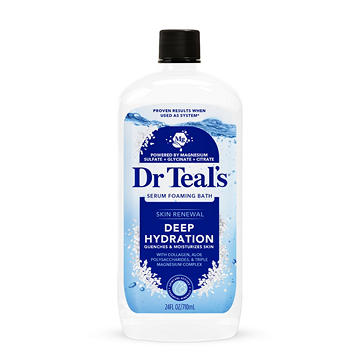 Dr Teal's Skin Renewal Serum Foaming Bath with Magnesium - Deep Hydration
