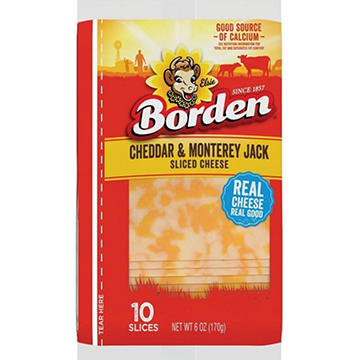 Borden Cheddar & Monterey Jack Sliced Cheese