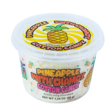 Lupy Lups Pineapple With Chamoy Cotton Candy