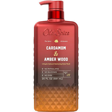 Old Spice Cologne Infused Body Wash - Cardamom & Amber Wood