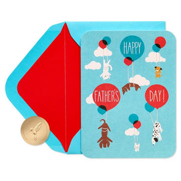 Papyrus Father's Day Card to Dad (Way Up There)
