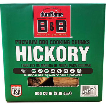 B&B Charcoal Hickory BBQ Cooking Chunks