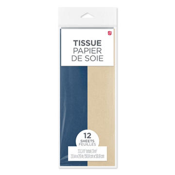 American Greetings Navy Blue & Tan Father's Day Tissue Paper Pack