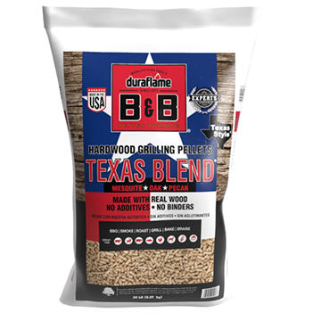 B&B Charcoal Texas Blend Hardwood Grilling Pellets