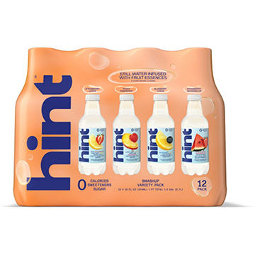 Hint SmashUp Infused Water Variety Pack 12 pk Bottles