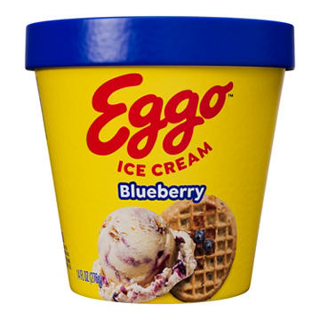 Eggo Blueberry Ice Cream