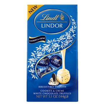 Lindt Lindor Cookies & Creme White Chocolate Truffles