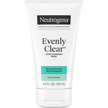 Neutrogena Evenly Clear Acne Cleansing Mask For Use In Shower