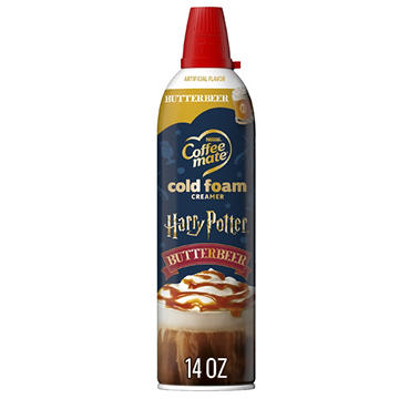 Nestle Coffee Mate Harry Potter Butterbeer Cold Foam Creamer