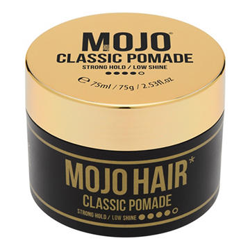MOJO Classic Hair Styling Pomade - Strong Hold, Low Shine