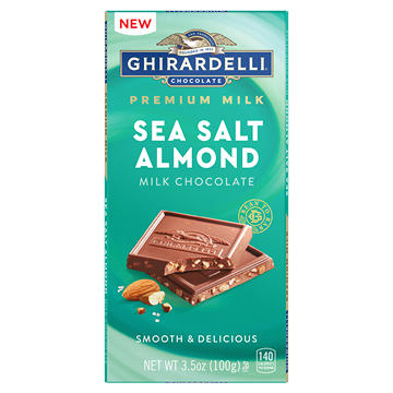 Ghirardelli Sea Salt Almond Milk Chocolate Bar
