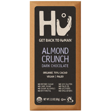 Hu Organic Almond Crunch Dark Chocolate Bar