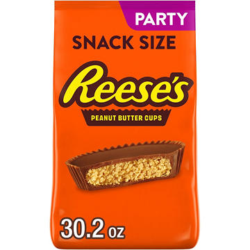 Reese's Milk Chocolate Snack Size Peanut Butter Cups, Candy Party Pk