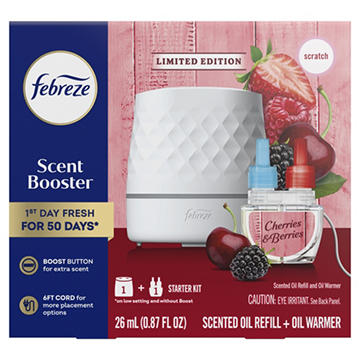 Febreze Plug Scent Booster Starter Kit - Cherries & Berries