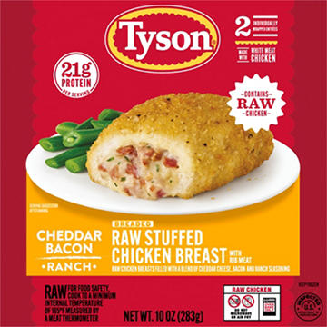 Tyson Frozen Raw Stuffed Chicken Breast - Cheddar Bacon Ranch