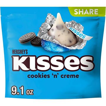 Hershey's Kisses Cookies N' Creme Candy - Share Pack