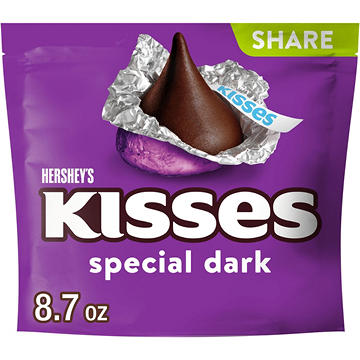 Hershey's Kisses Special Dark Mildly Sweet Chocolate Candy - Share Pack