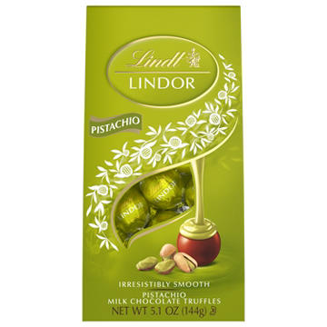 Lindt Lindor Pistachio Milk Chocolate Truffles
