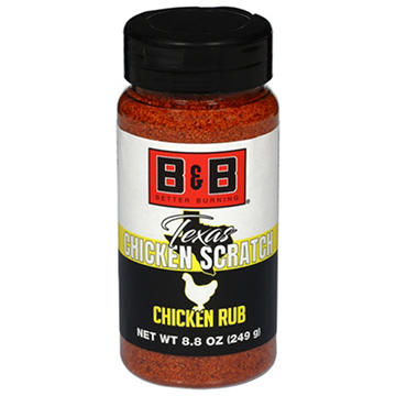 B&B Charcoal Texas Chicken Scratch Chicken Rub