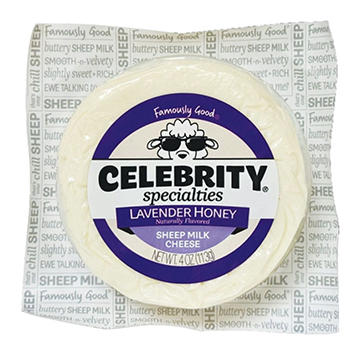 Celebrity Specialties Sheep Milk Cheese - Lavender Honey