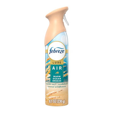Febreze Luxe Air Freshener Spray - Warm Ocean Breeze