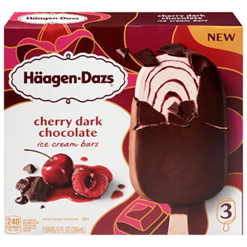 Häagen-Dazs Cherry Dark Chocolate Ice Cream Bars