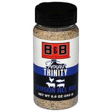 B&B Charcoal Texas Trinity Season All Rub