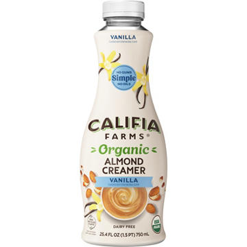 Califia Farms Organic Almond Milk Creamer - Vanilla