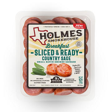 Holmes Smokehouse Sliced Pork Sausage - Country Sage