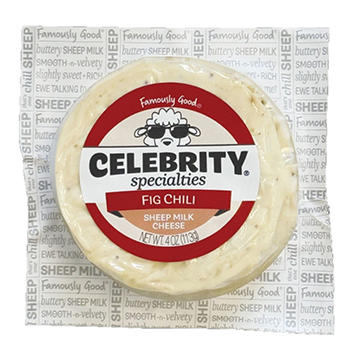 Celebrity Specialties Sheep Milk Cheese - Fig Chili